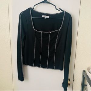 Square neck long sleeve!